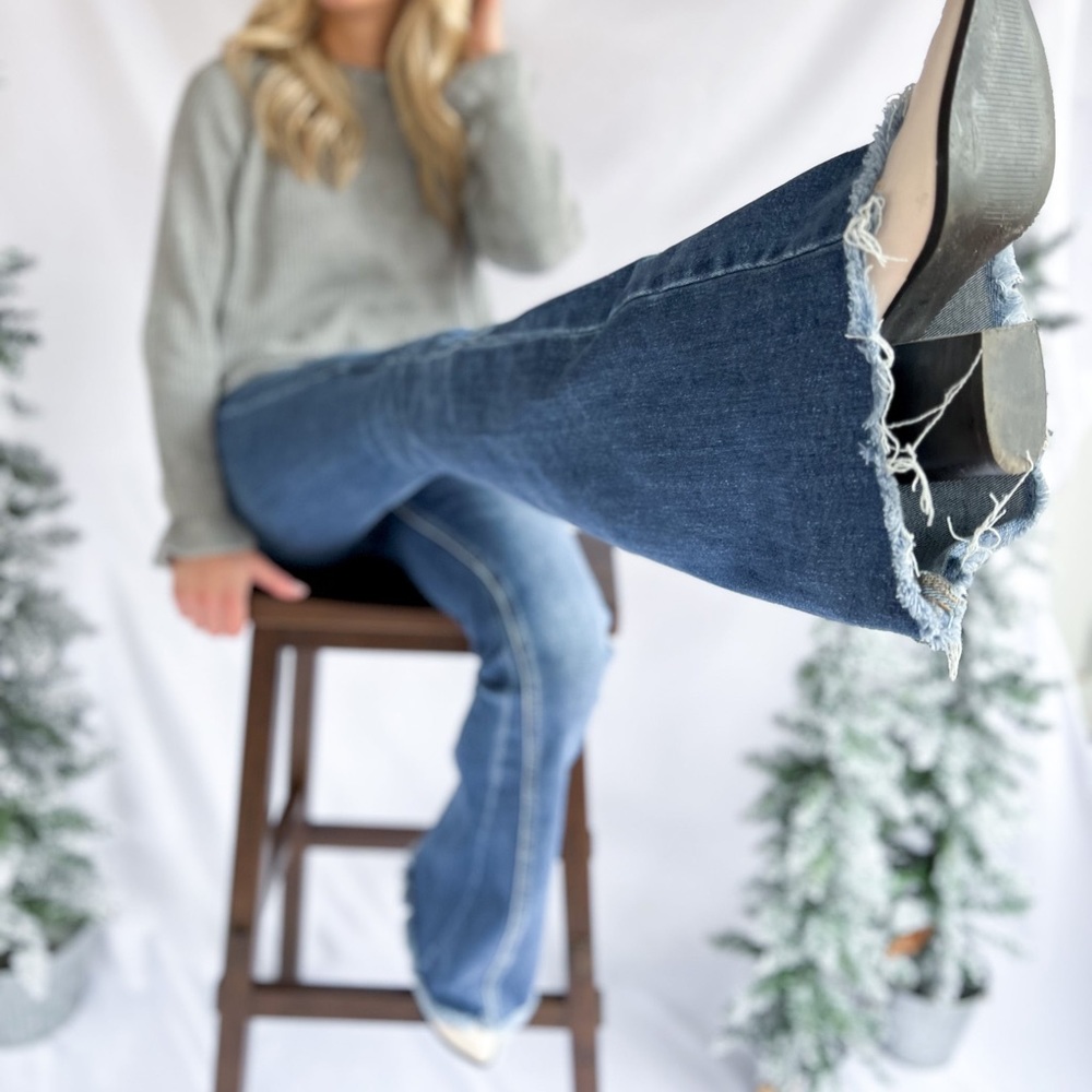 Vervet High Rise Flare Jeans